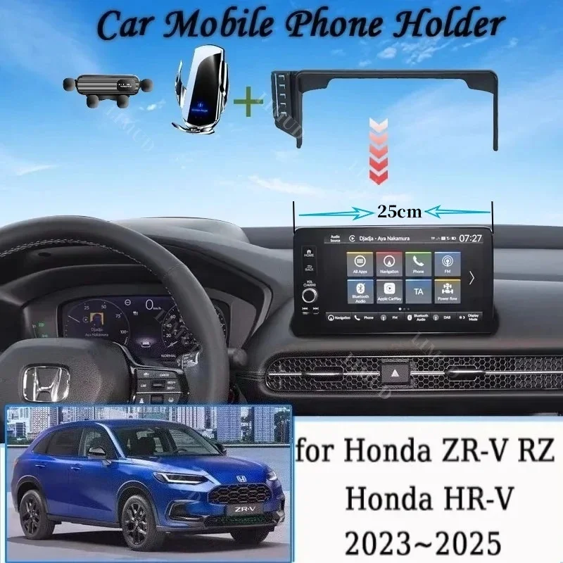 

Car Mobile Phone Holder MagSafe Mount For Honda ZR-V ZR V RZ 2023 2024 2025 Wireless Charging Bracket Gravity Stand Accessories