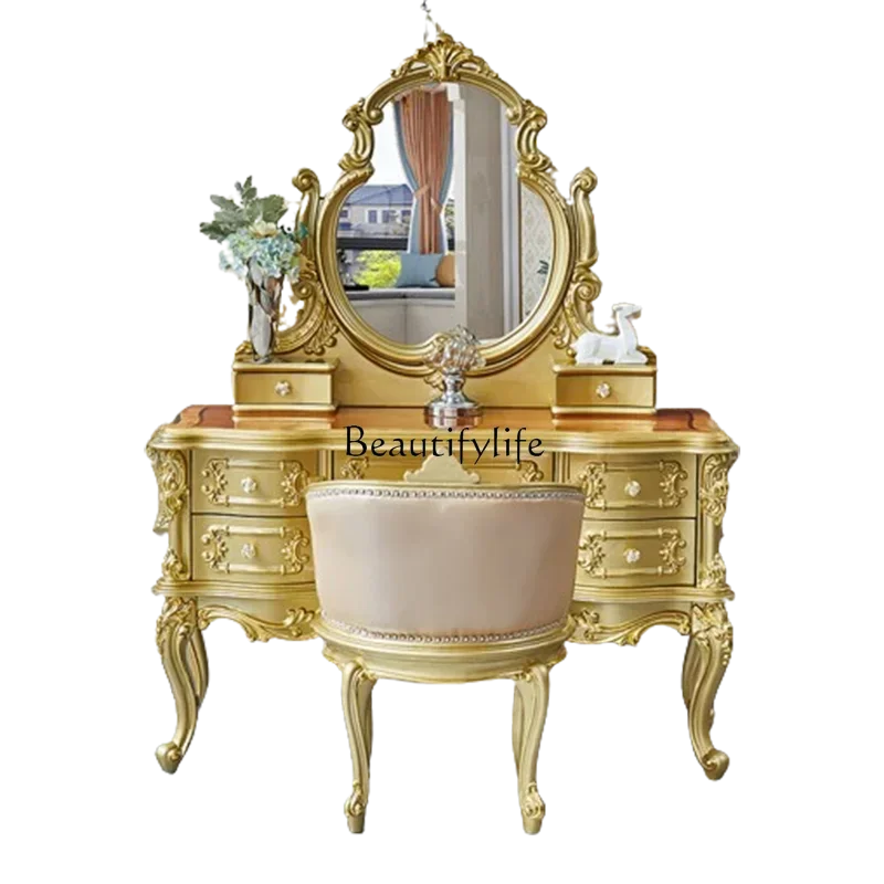 

Nordic Women Stool Dresser Eithe Drawers Bedroom Modern Storage Dressing Table Mirror Living Room Comoda Pra Quarto Furniture