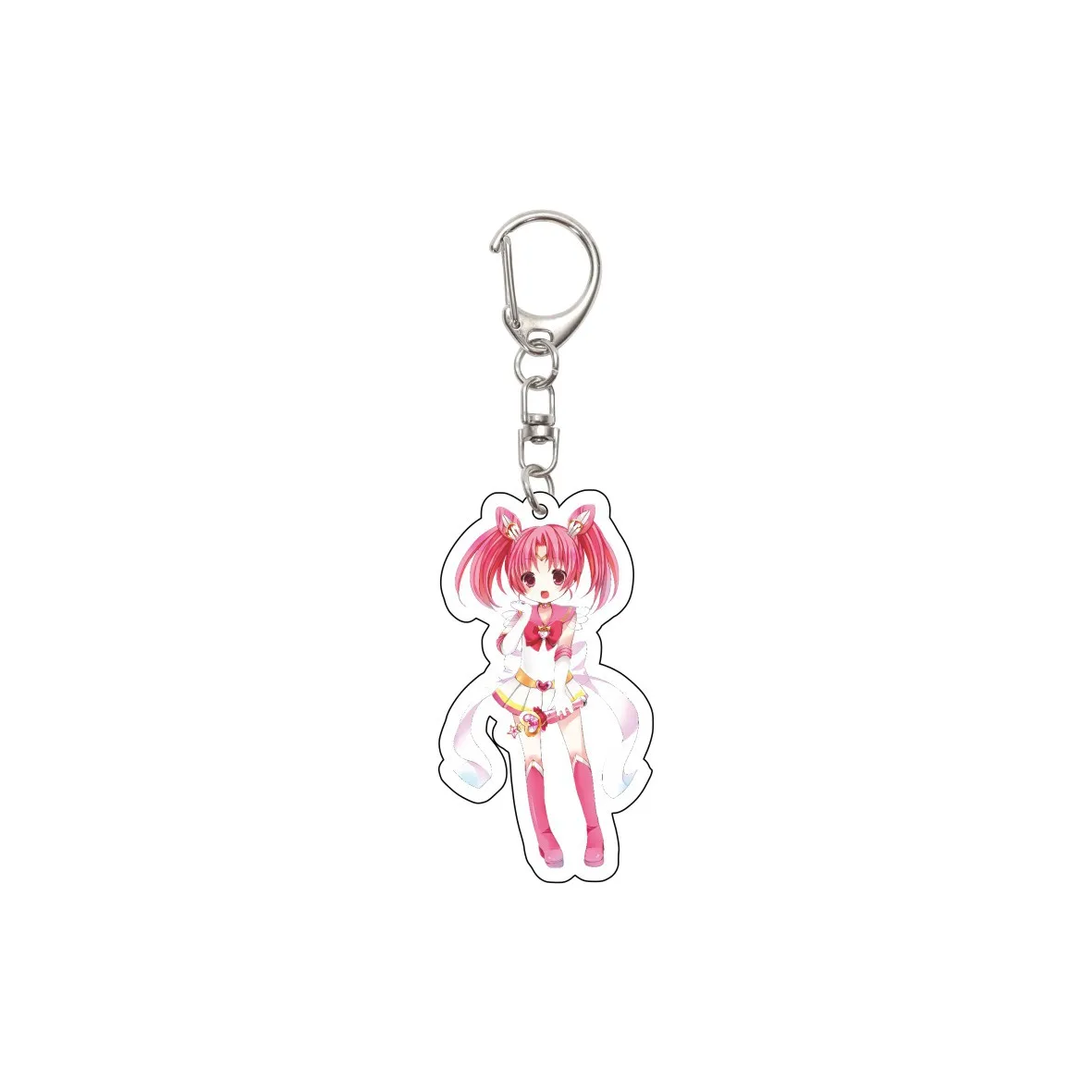 55MM Anime‌ Aino Minako Tomoe Hotaru Small Lady Ten'ou Haruka Kaiou Michiru Tsukino Usagi Acrylic Keychain Christmas Gifts - view 2