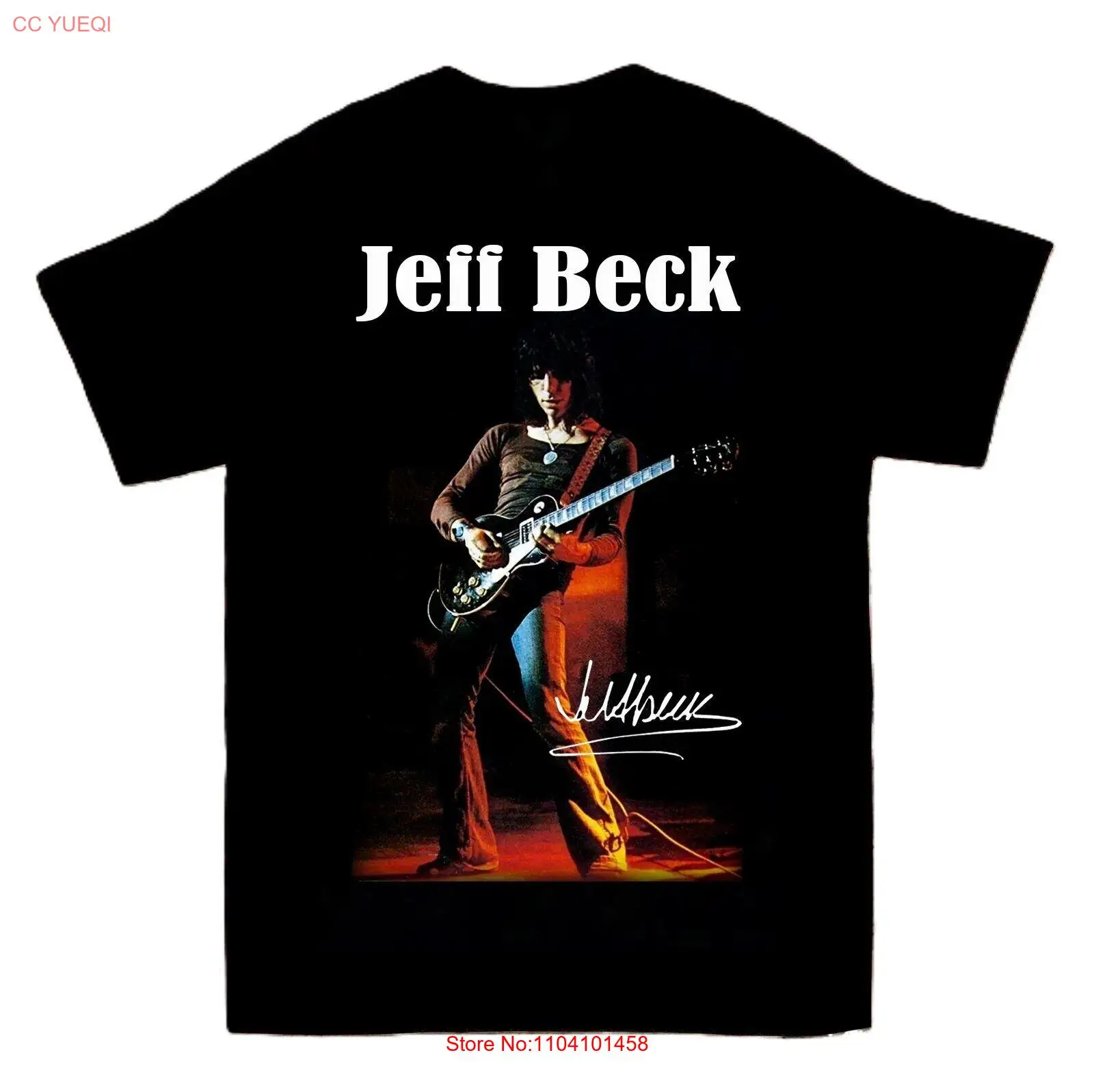 Jeff Beck Singer Basic Black S-3XL Unisex T-Shirt PA2309_61