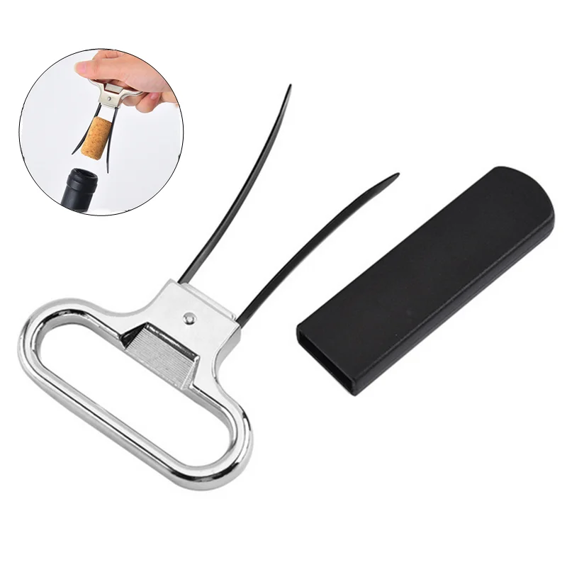 Portable Wine Bottle Opener Pumps Cork Waiters Corkscrew Out Tool Handheld Labor-saving Type Cork Puller Foil Cutter Accessories