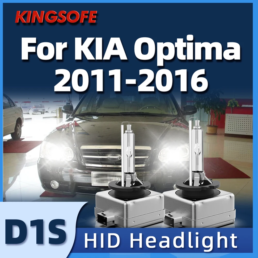 

KINGSOFE 2Pcs HID D1S Xenon Headlights Auto Lights Car Bulb 12V 35W 6000K Bulbs For KIA Optima 2011 2012 2013 2014 2015 2016