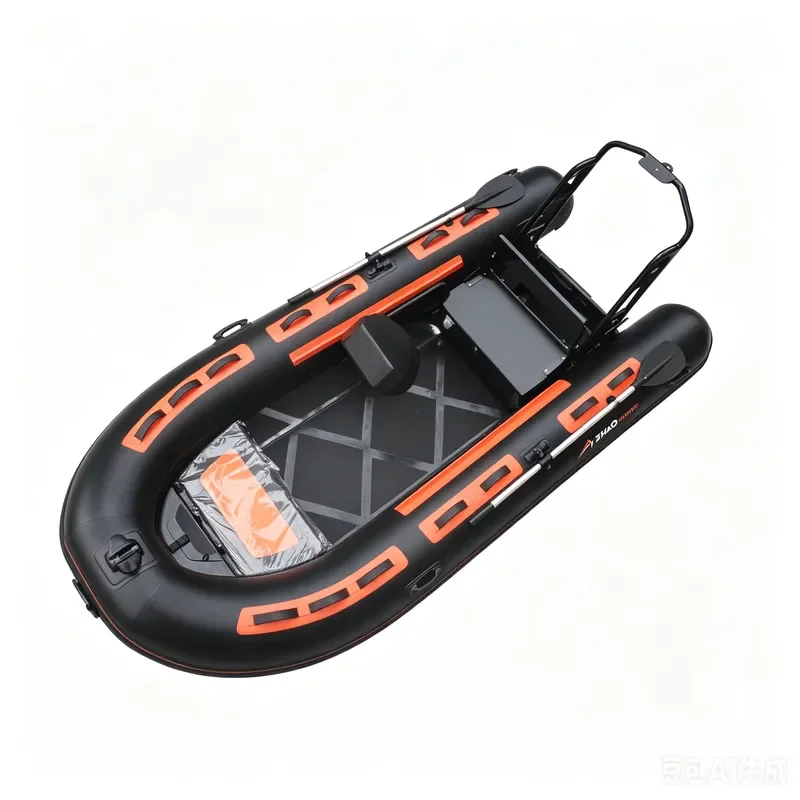 High Strength RIB 360 Aluminum Rigid Inflatable Boat 12ft Aluminum Bottom Inflatable Rib Boat with Console
