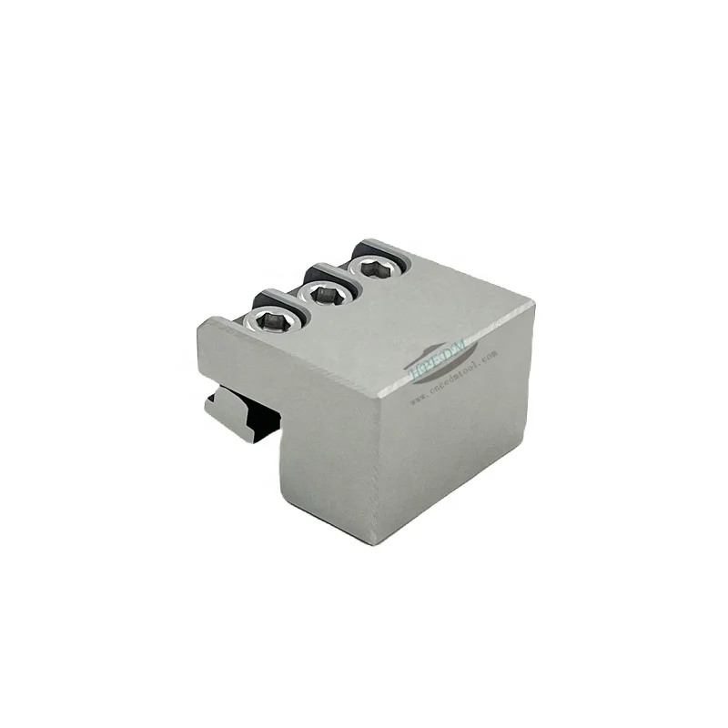 Compatible with ER-033958 Hardened High Precision Steel Vise Jaw for Wire Cut EDM Machining Basic Holder HE-E07043 4