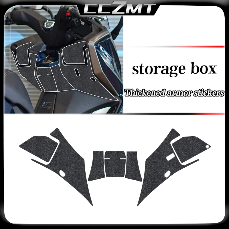 For KYMCO XCITING S250 stickers fuel tank stickers armor stickers carbon fiber protective stickers accessory modifications