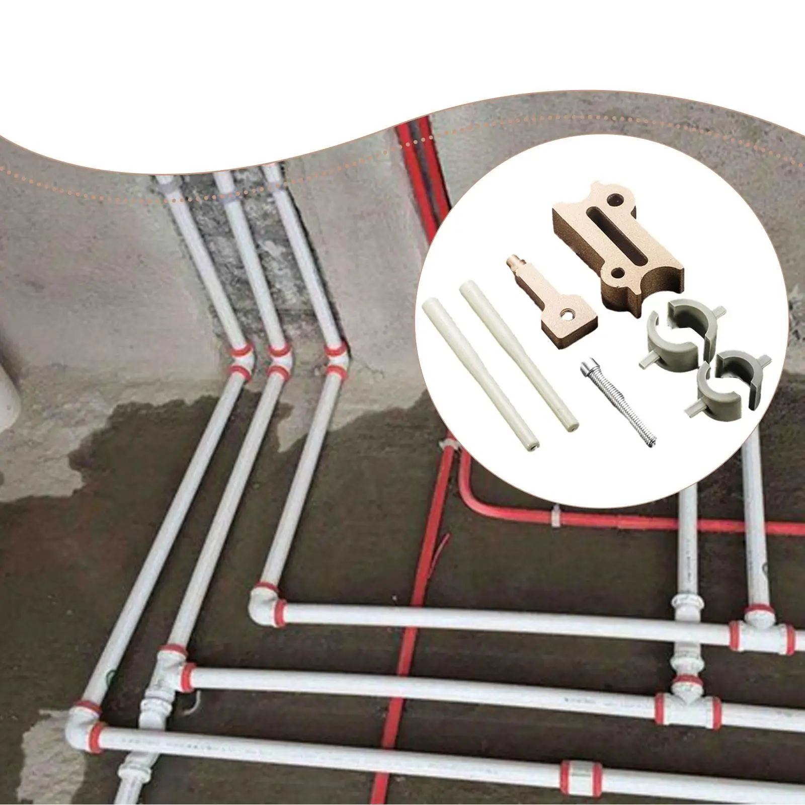 

Набор для горячей сварки труб PPR/PE из 7 предметов: 4-ступенчатый герметик для устранения протечек