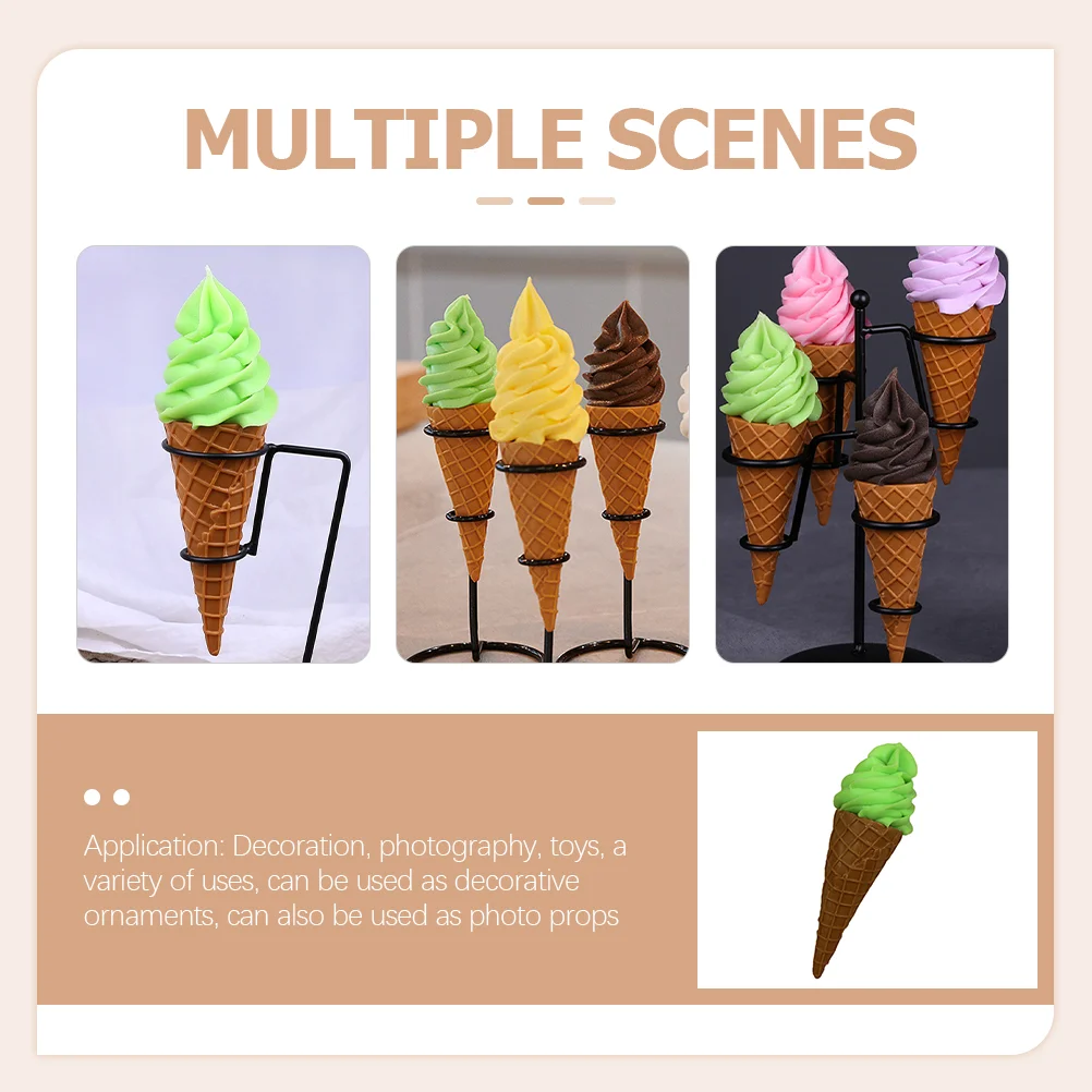 Pretend Play Ice Cream Artificial Party Decorations Decorate Scoop and Serve Counter