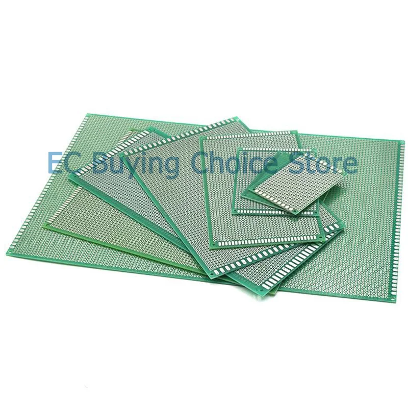 واحد/مزدوج الوجهين PCB العالمي لوحة دوائر كهربائية مطبوعة 20*30 15*20 12*18 10*15 10*10 8*12 6*8 2*8 4*6 7*9 سنتيمتر لوحة اللوح