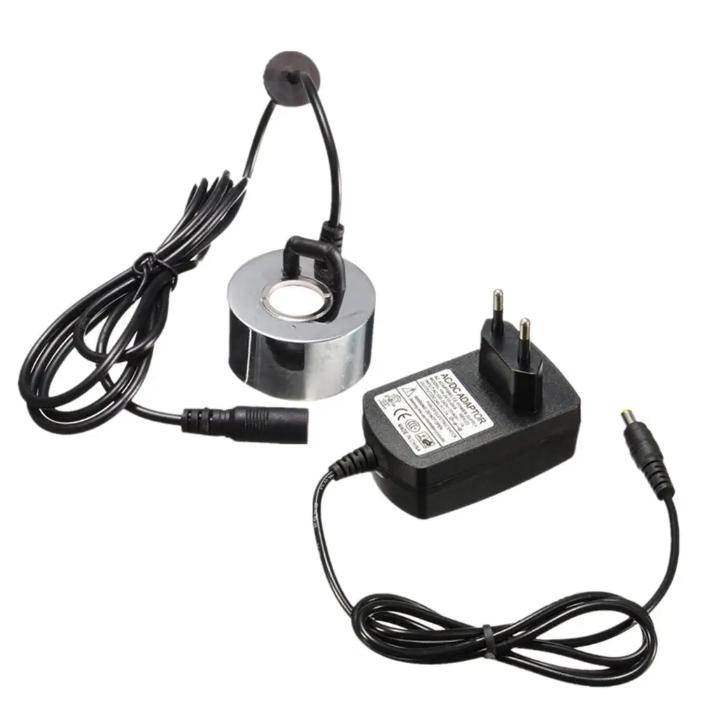 Ultrasonic Mist Maker with LED Light Indoor Air Humidifier Pond Atomizer for Home Decoration and Office Fountain