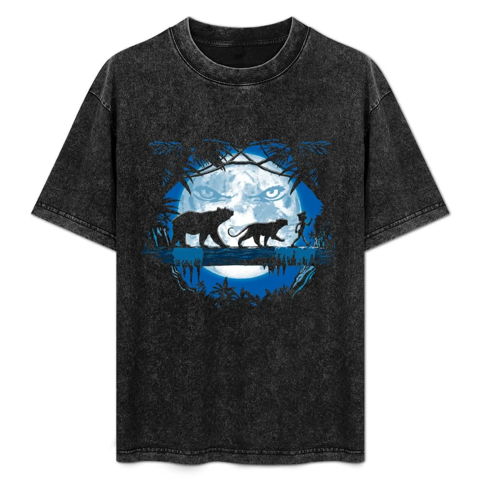 

Jungle pals. T-Shirt Simple Solid Color Crew Neck Tee