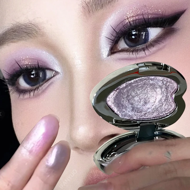 Chameleon Metallic Eyeshadow Cream Diamond Brightening Highlight Eyeshadow Glitter Punk Green Blue Eye Makeup Pressed Pigment