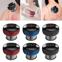 3 in 1 Electric Scraping Massager 6 Levels Hot Compress Elif for Body Muscle Scraping Cupping Portable Vacuum Suction Cups