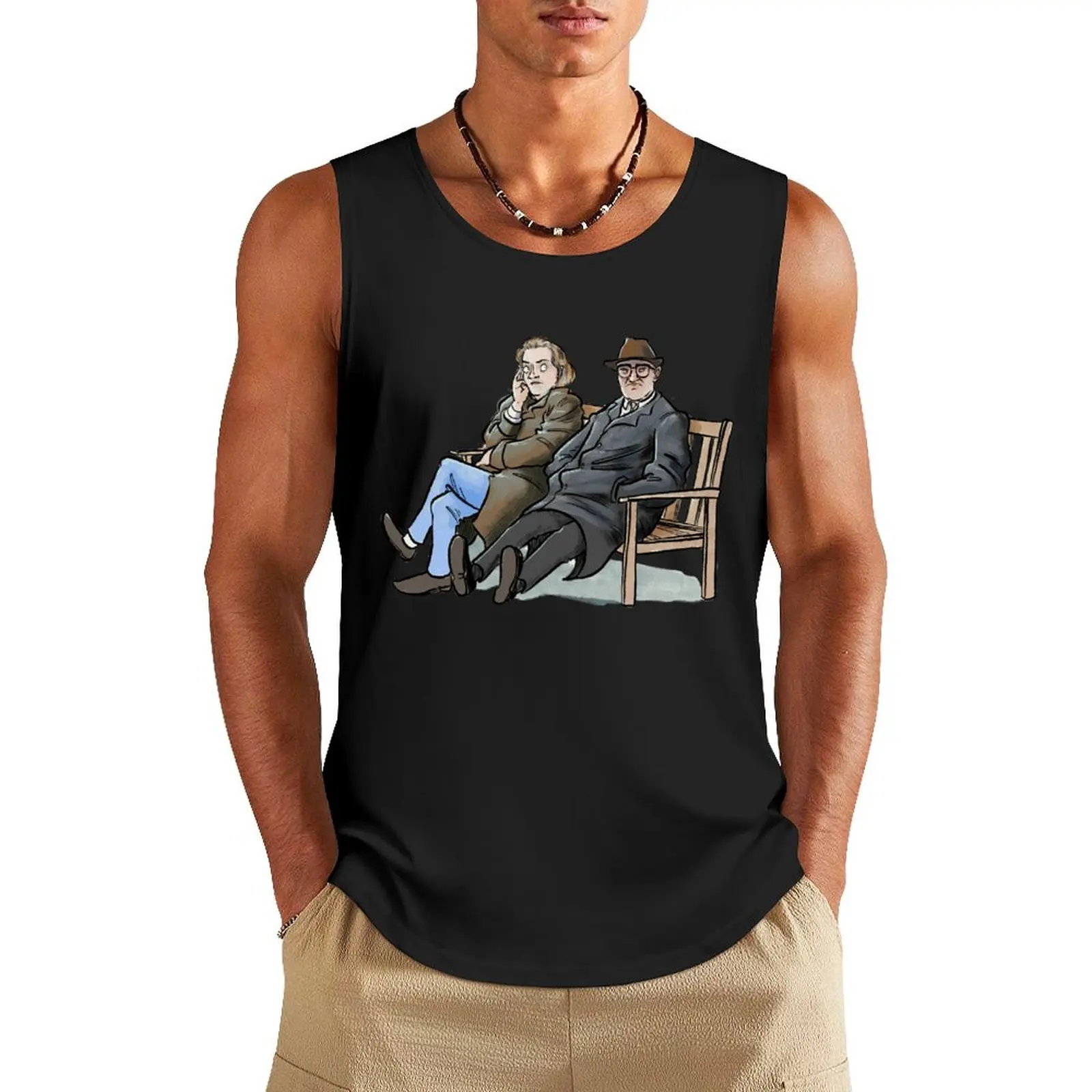 

Bottom - “The Boys” Tank Top sports t-shirts for men summer clothes Short sleeve