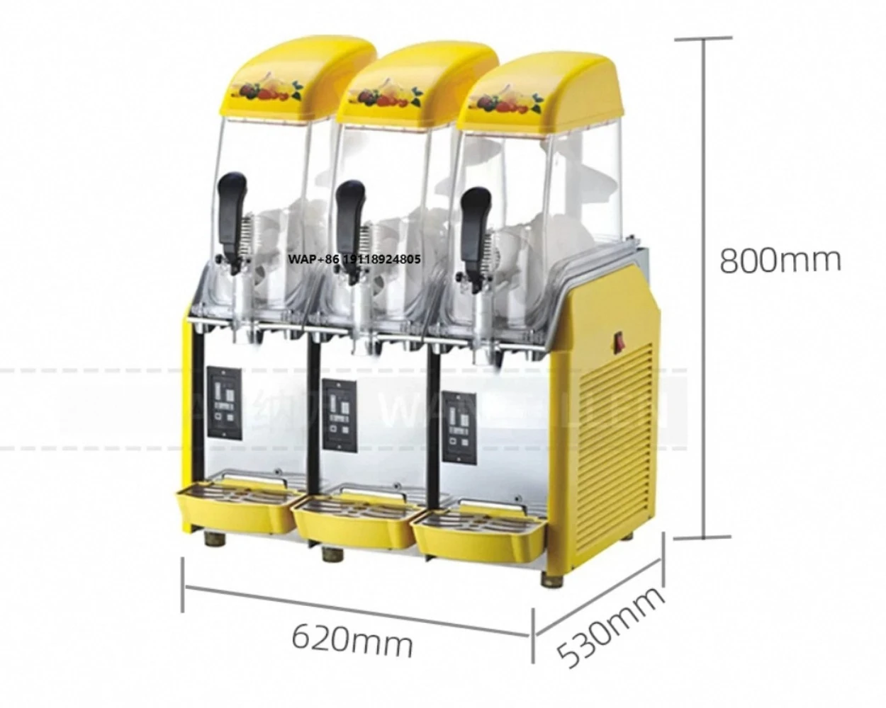 Electric Three Cylinder Snow Melting Machine  Ice Crusher Automatic Ice Crusher