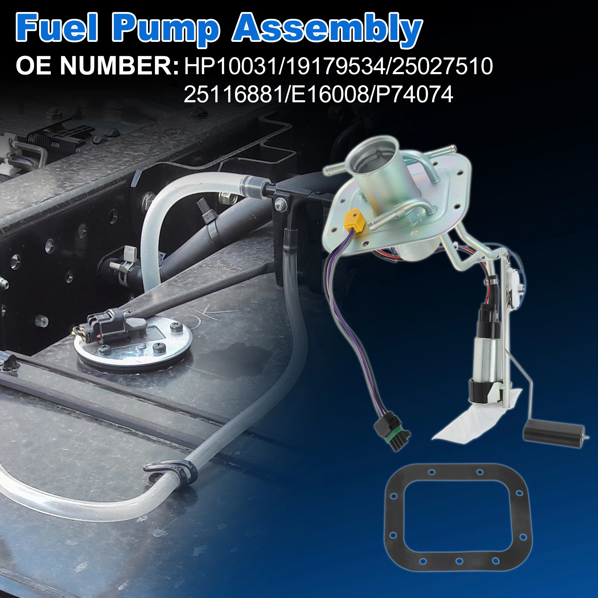

X Autohaux No.HP10031 In Tank Fuel Pump Assembly Sending Unit for Chevrolet Corvette 89-96