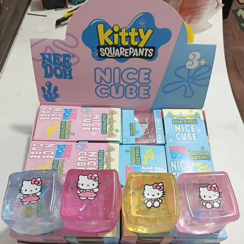 NiceCube NeeDoh Maltose Eiswürfel Squishy Schylling Stressabbau-Quetschspielzeug Weiches Fidget Sensorisches Entspannungsspielzeug als Geschenk – Detail 1