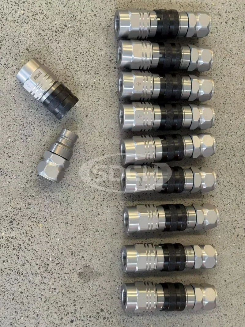3/4 Thread 1 Inch Flow Diameter Hose Quick Connector for Excavator Hydraulic Rock Breaker Hose Quick Hitch