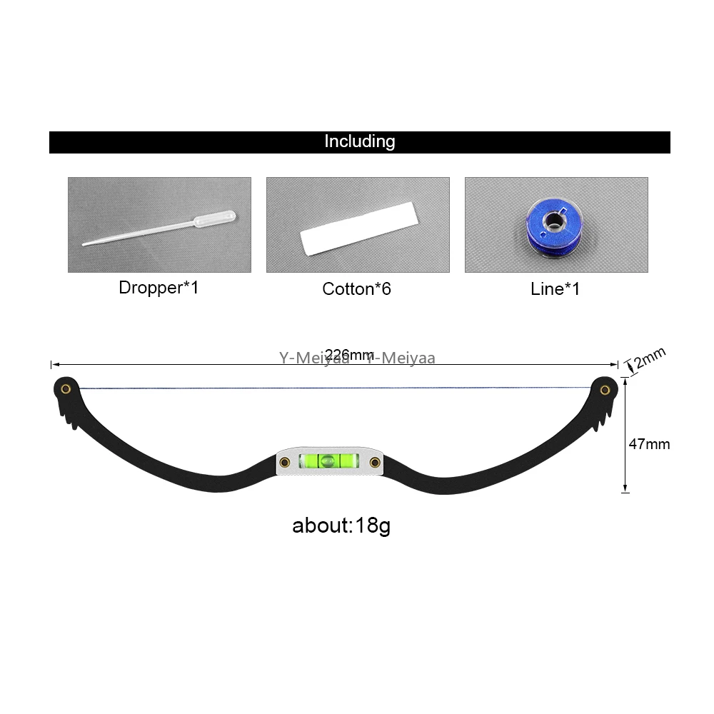 Semi-Permanent Eyebrow Positioning Metal String Mark Ruler Microblading Horizontal  Tattoo Bead Mapping Ruler Measuring Brow