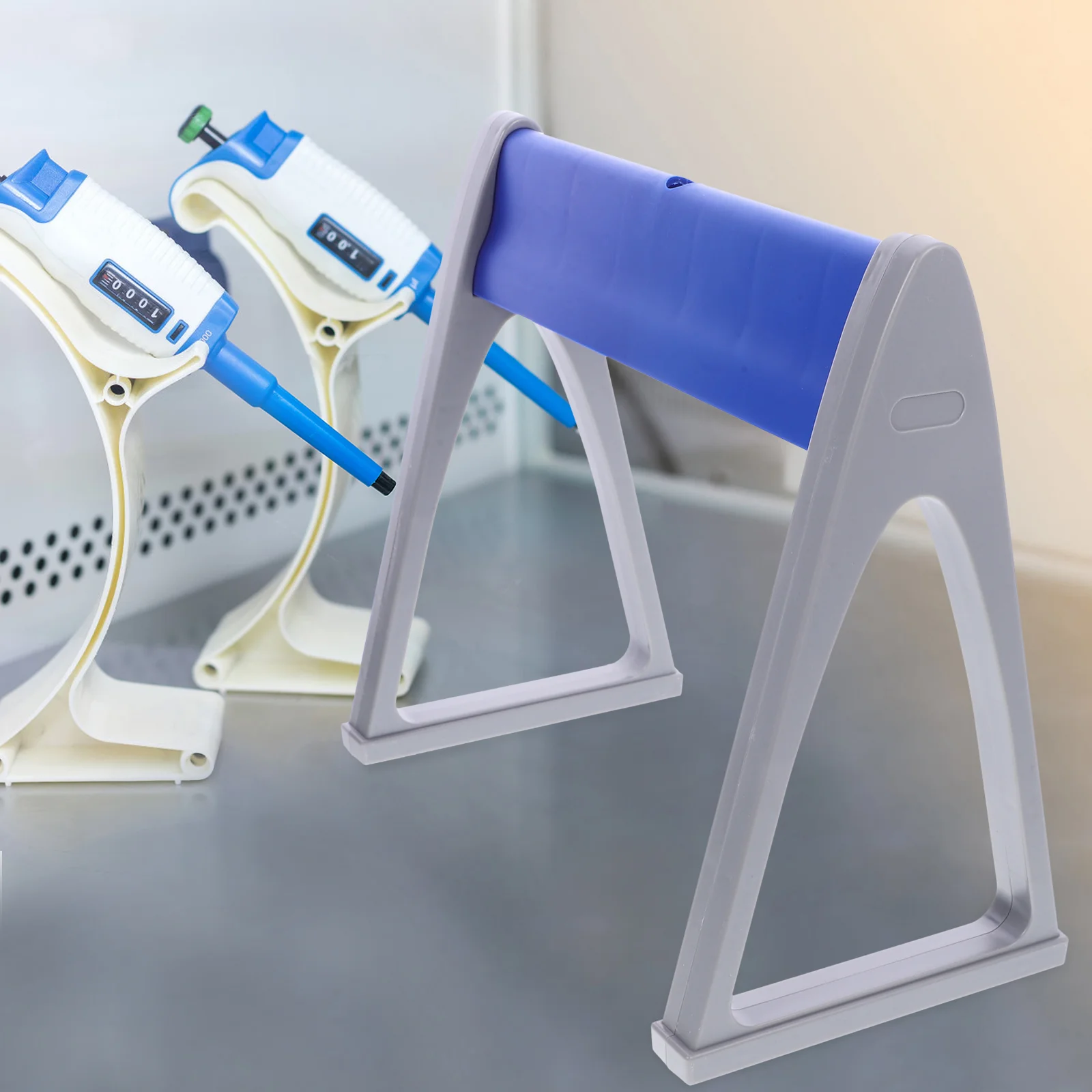 

Pipette Rack Laboratory Stand Display Pipettes Portable Linear Holder Sample Hanger for Experiment