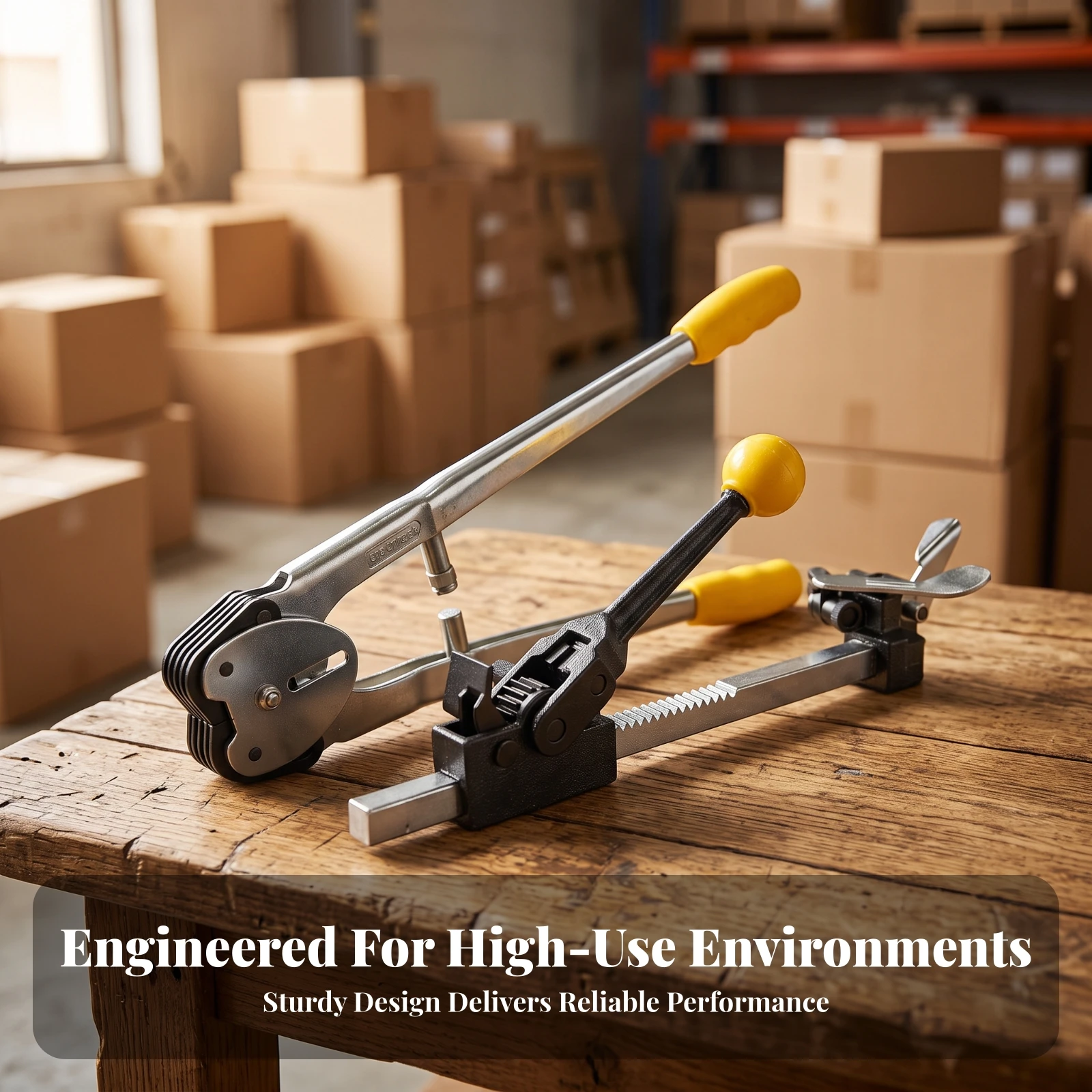 Strapping Tool Kit Sturdy Tensioner and Sealer Set Manual Strapping Kit Hardened Steel Tensioner and Sealer Industrial