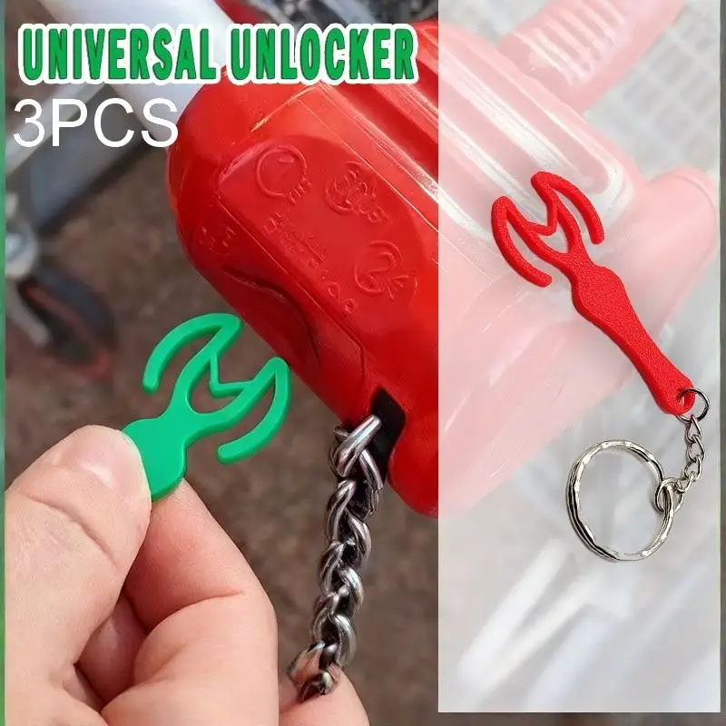 S 3Pcs Loose Shopping Cart Chip Unlocker Pendant Shopping Cart Trolley Token Keychain Hanger Stainless Steel Shopping Cart Tools