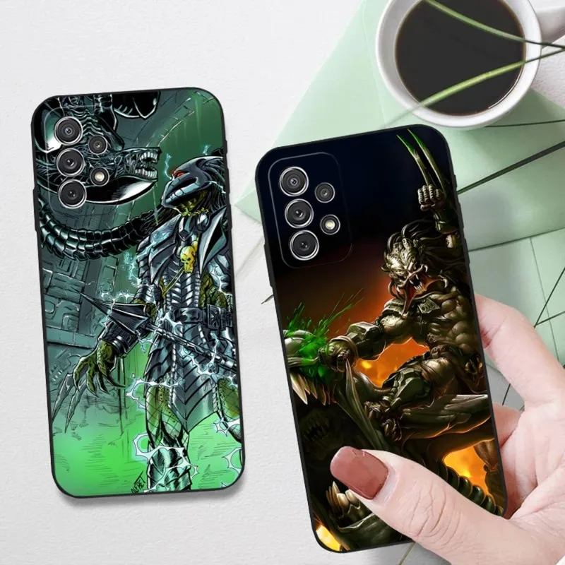 Custodia per telefono Alien Predator Funda per Samsung S22 S23 S30 S21 S20 S9 S10 S8 S7 S6 Pro Plus Edge Ultra Fe Silicone Soft Coque