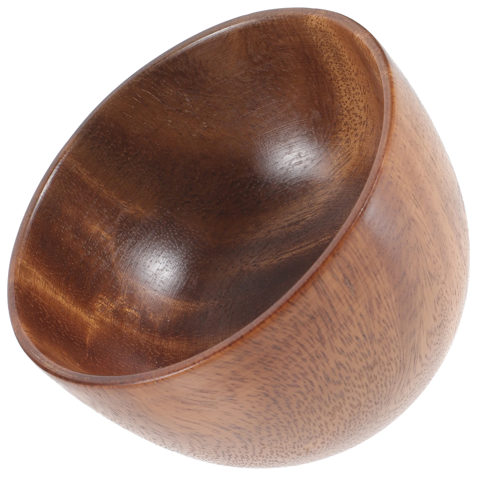 

Wooden Creative Fruit Bowl Natural Round Mouth Thick Bottom Stackable Lightweight Camping Kitchen Serving Bowl For Home