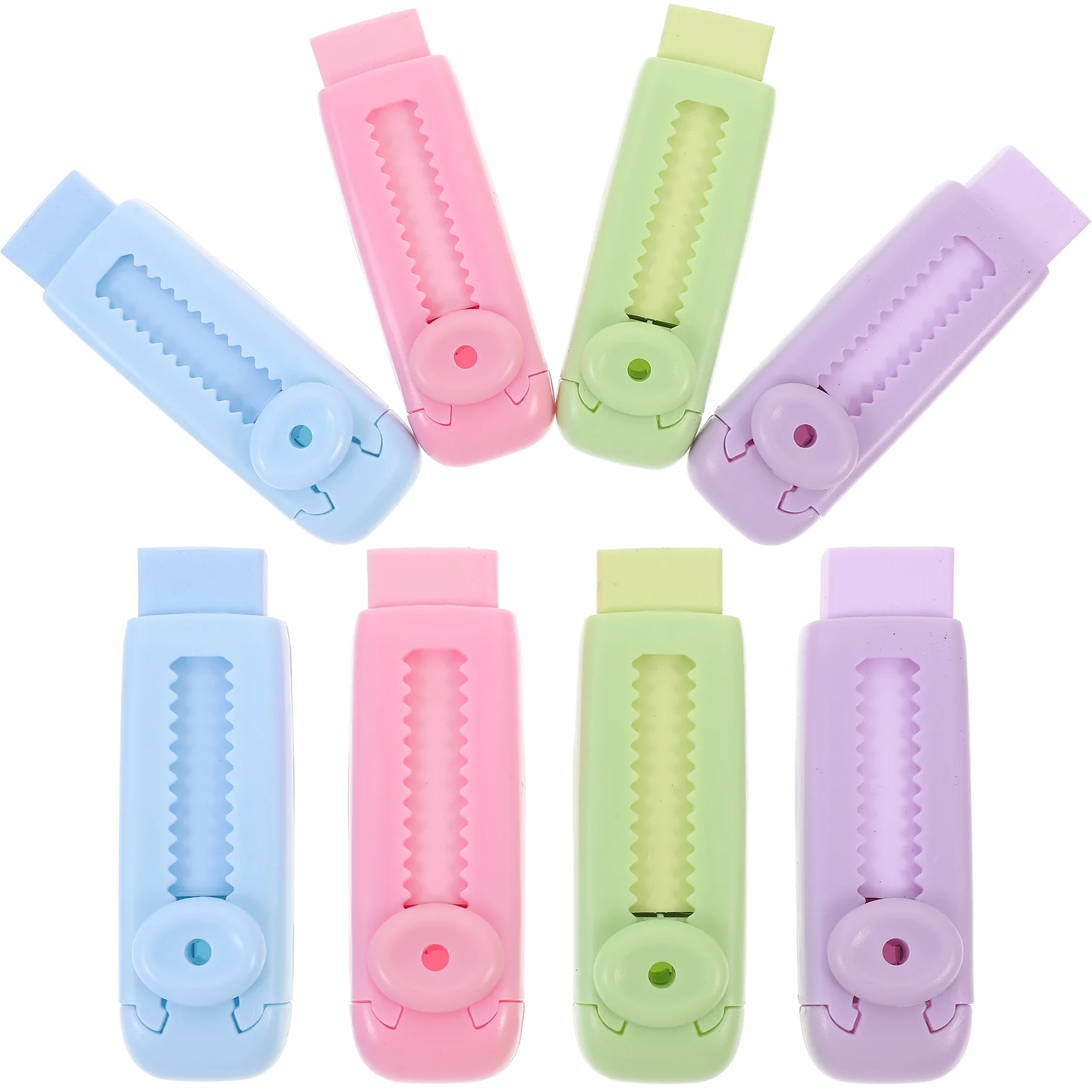 Retractable Eraser School Small Erasers Traceless Multifunction Sliding Student