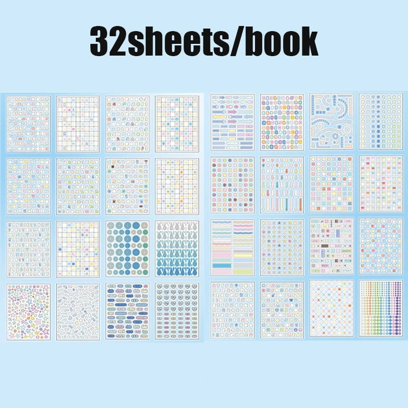Mr Paper, kawaii Mini Deco Sticker Boek scrapbooking stickers stickers esthetische goedkope briefpapier levert journaling briefpapier