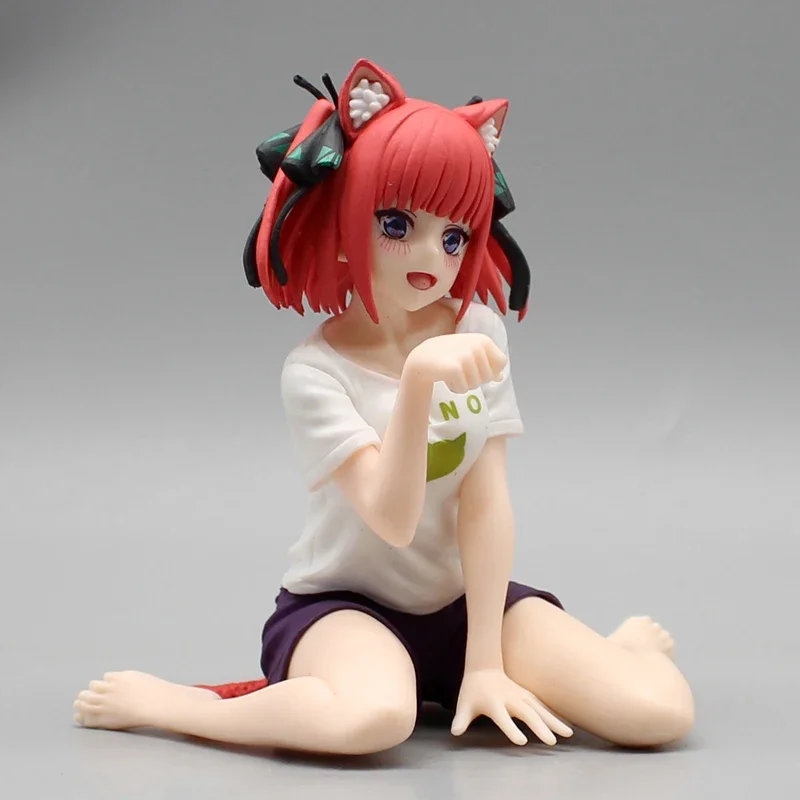 10 см аніме-фигурка Nakano Nino GK The Quintessential Quintuplets Action Figures Sitting PVC Collection Model Toys Cute Gifts