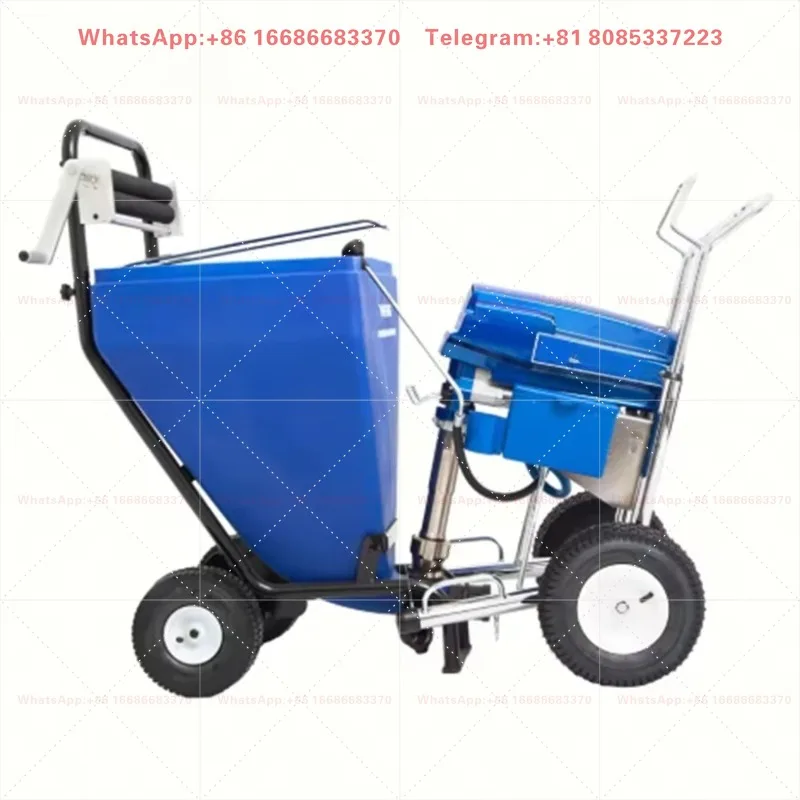4000W Heavy-Duty Airless Spraying Machine Long Plunger Pump Putty Plastering Spraying Equipment New Model