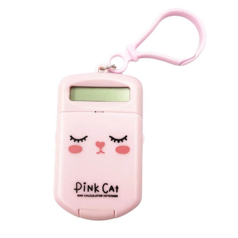 Small Calculator Lightweight &Practical Calculator Keychain Student Calculator for Quick Calculation Easily Carry QXNF