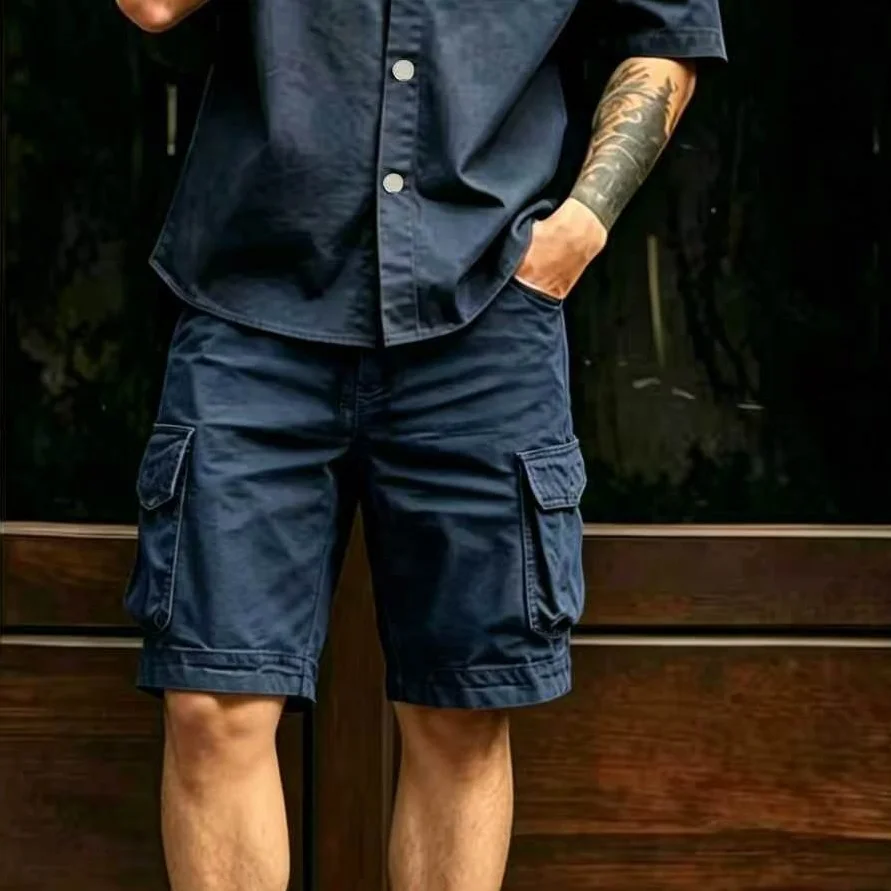 No Belt Camouflage Camo Cargo Shorts Men 2026 New Mens Casual Shorts Male Loose Work Shorts Man Military Short Pants Plus Size