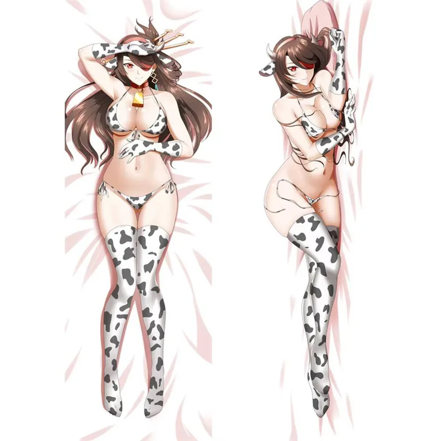 

Case Dakimakura Anime Pillow ACG Genshin Impact Beidou Double-Sided Print Of Life-Size Body Pillowcase Gifts Can Be Customized