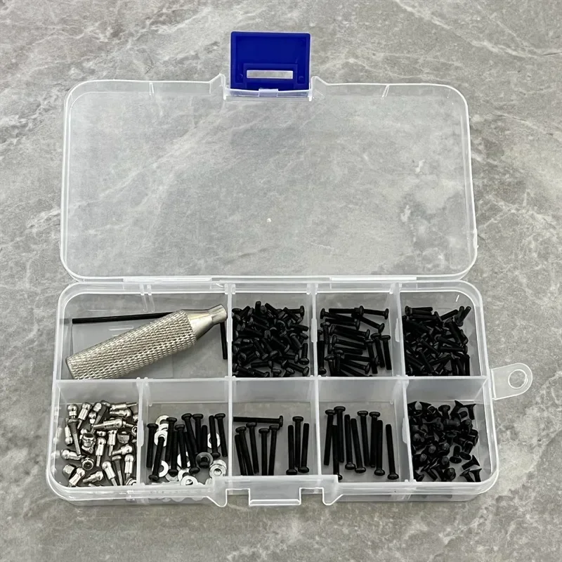 para WLtoys 284131   K969 K979 K989 K999 P929 P939 RC Car Upgrade Screw Tool Box, também pode ser usado para peças modificadas