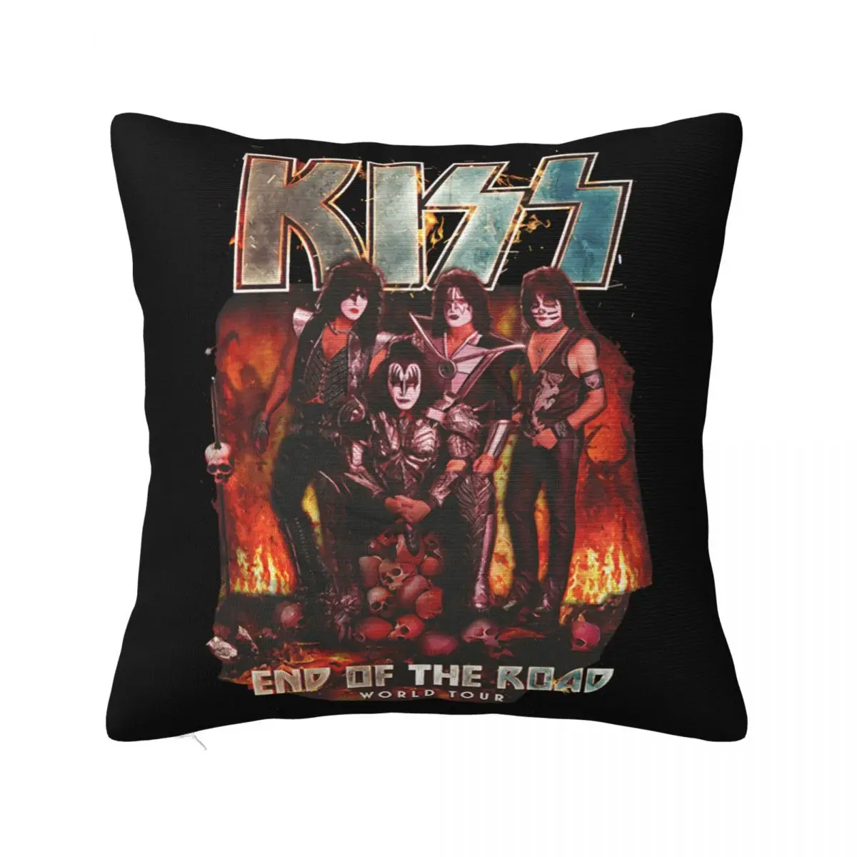 Kiss End Of The Road Tour 2019, официальный товар Sml Xl 2Xl, Neu, продажа, горячая распродажа, наволочка для фитнеса