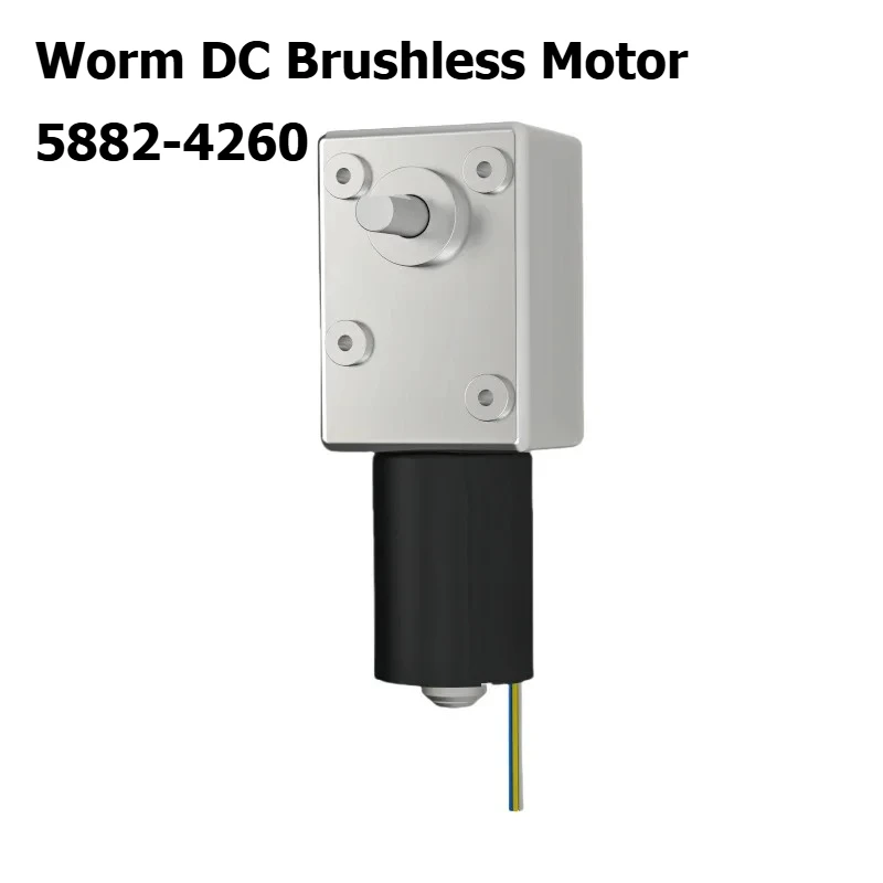 5882-4260 high-power worm brushless motor 12V forward and reverse large torque DC deceleration motor 24V