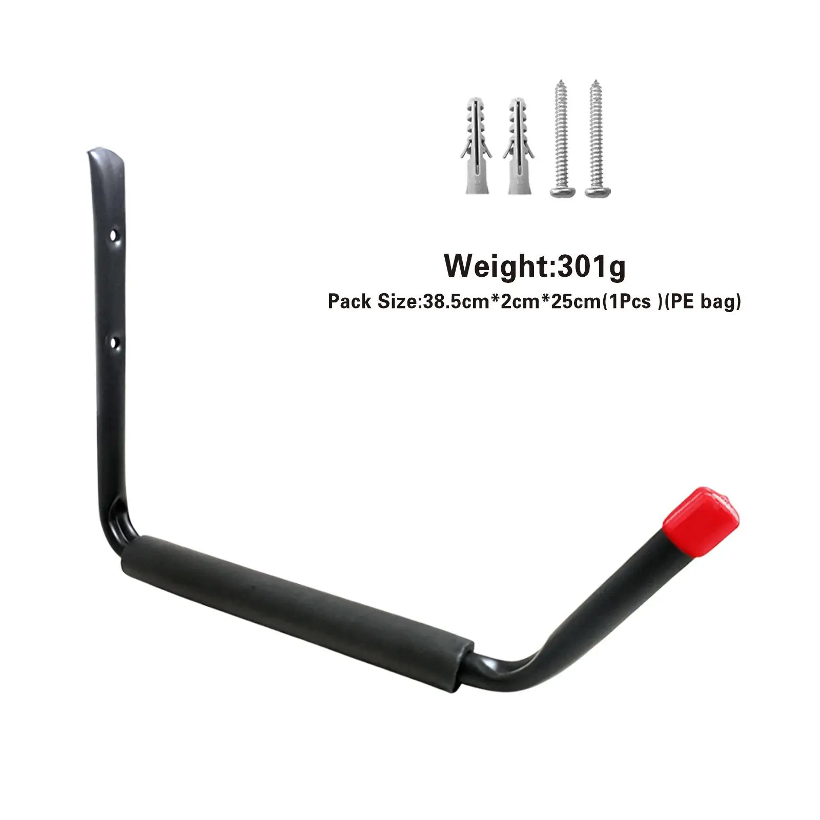 Wall Mount Kayak Rack Hanging Rack AntiSlip Multifunction Storage Hanger Tools for Ladders Tools Snow Board Surfboard Kayak