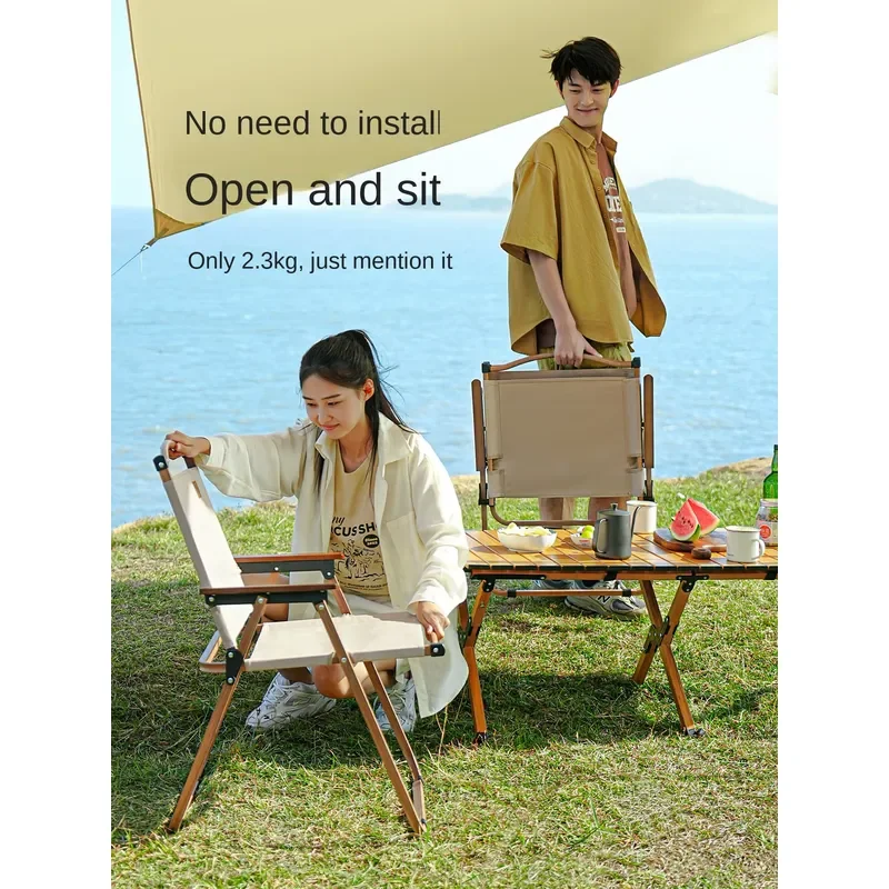 for Portable Folding Chair Comfortable Lightweight Camping Outdoor Picnic Beach Travel Hiking Backpacking Party