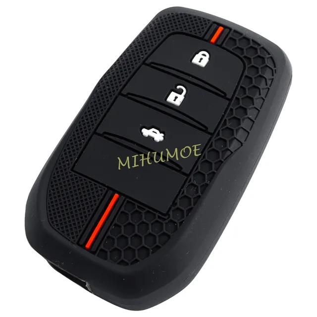 Silikonowy pokrowiec na kluczyk samochodowy do Toyoty Corolla Cross Harrier Fortuner Yaris Cross Land Cruiser LC200/LC300 2021-2025
