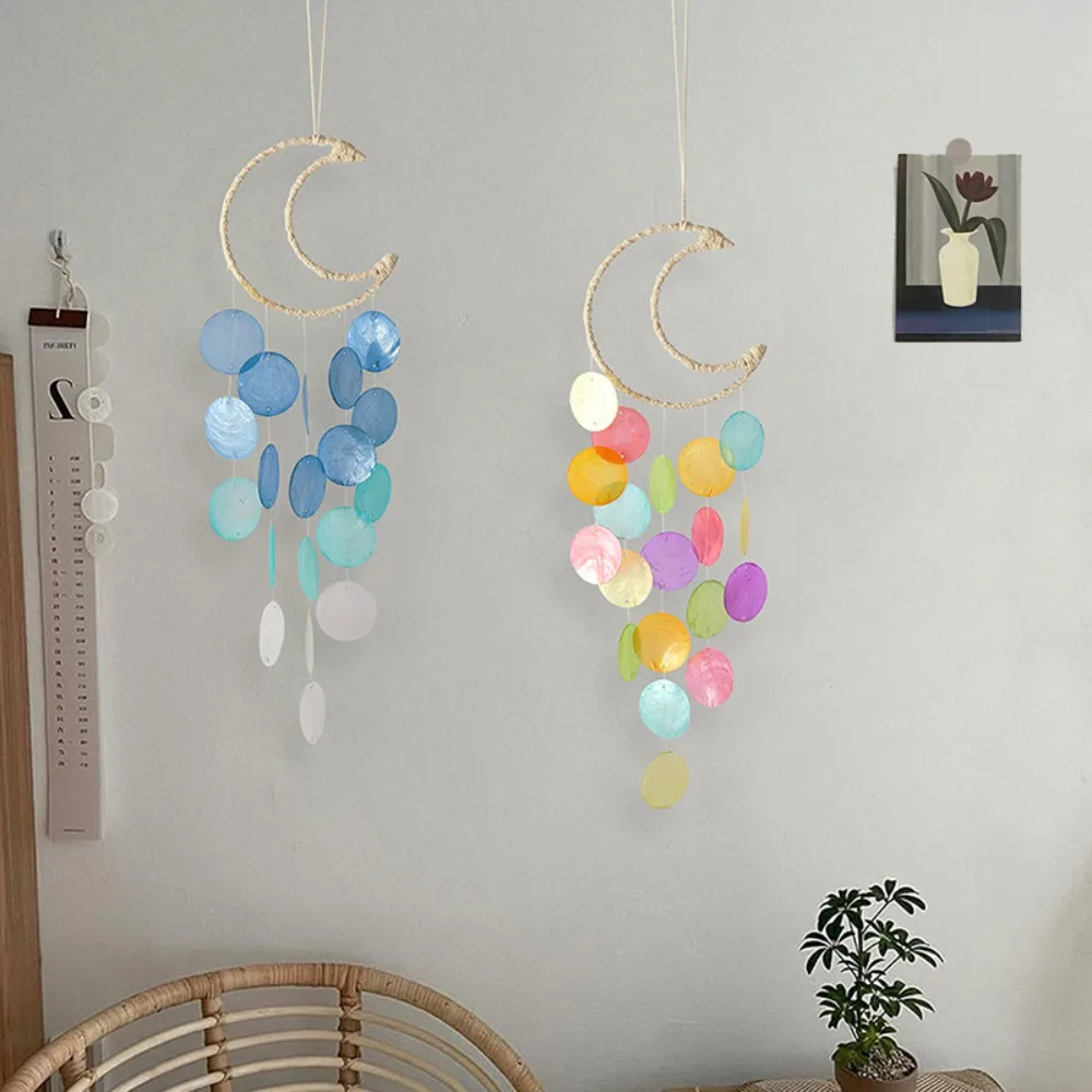 INS Kids Home Decor Natural Shell Dream Wind Chimes Bohemian Dream Catchers Kids Room Nursery Decoration Special New Year Gifts
