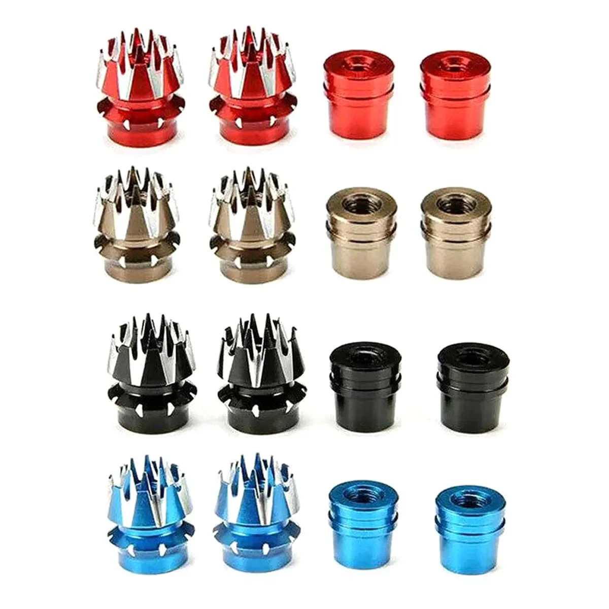 M3 M4 3D Aluminium Thumb Stick Ends Heads for Futaba JR FlySky I6S I6 I6X Transmitter Jumper T16 RadioMaster TX16S Transmitters