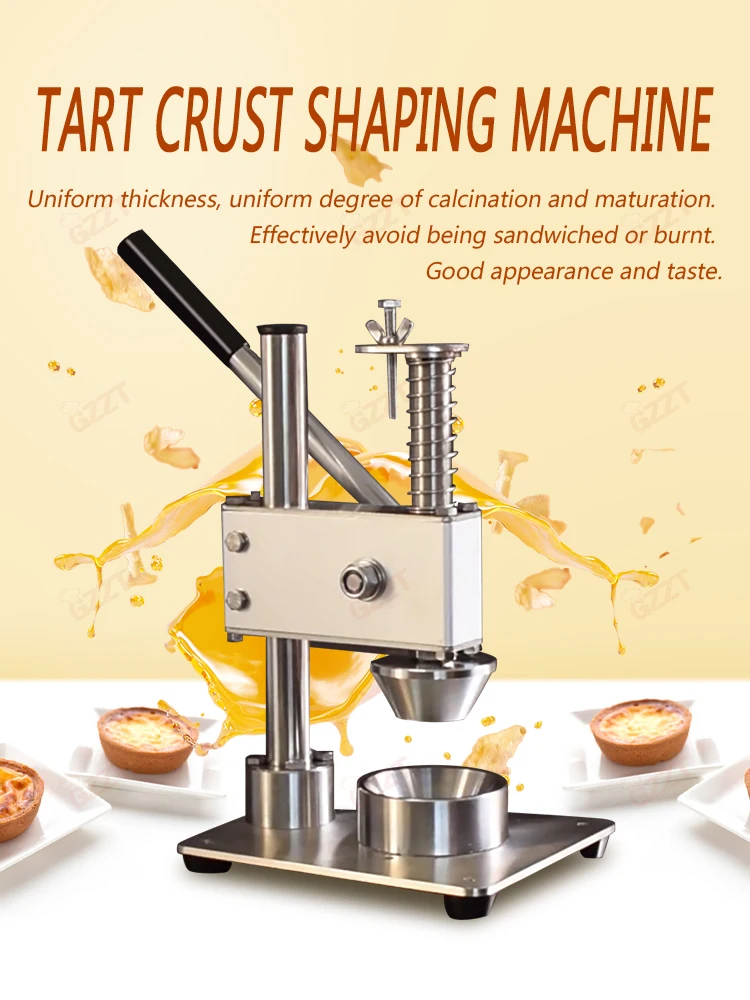 

GZZT Manual Egg Tart Mold Pressing Machine Egg Tart Mold Forming Machine Egg Tart Pastry Maker Commercial Baking Tools