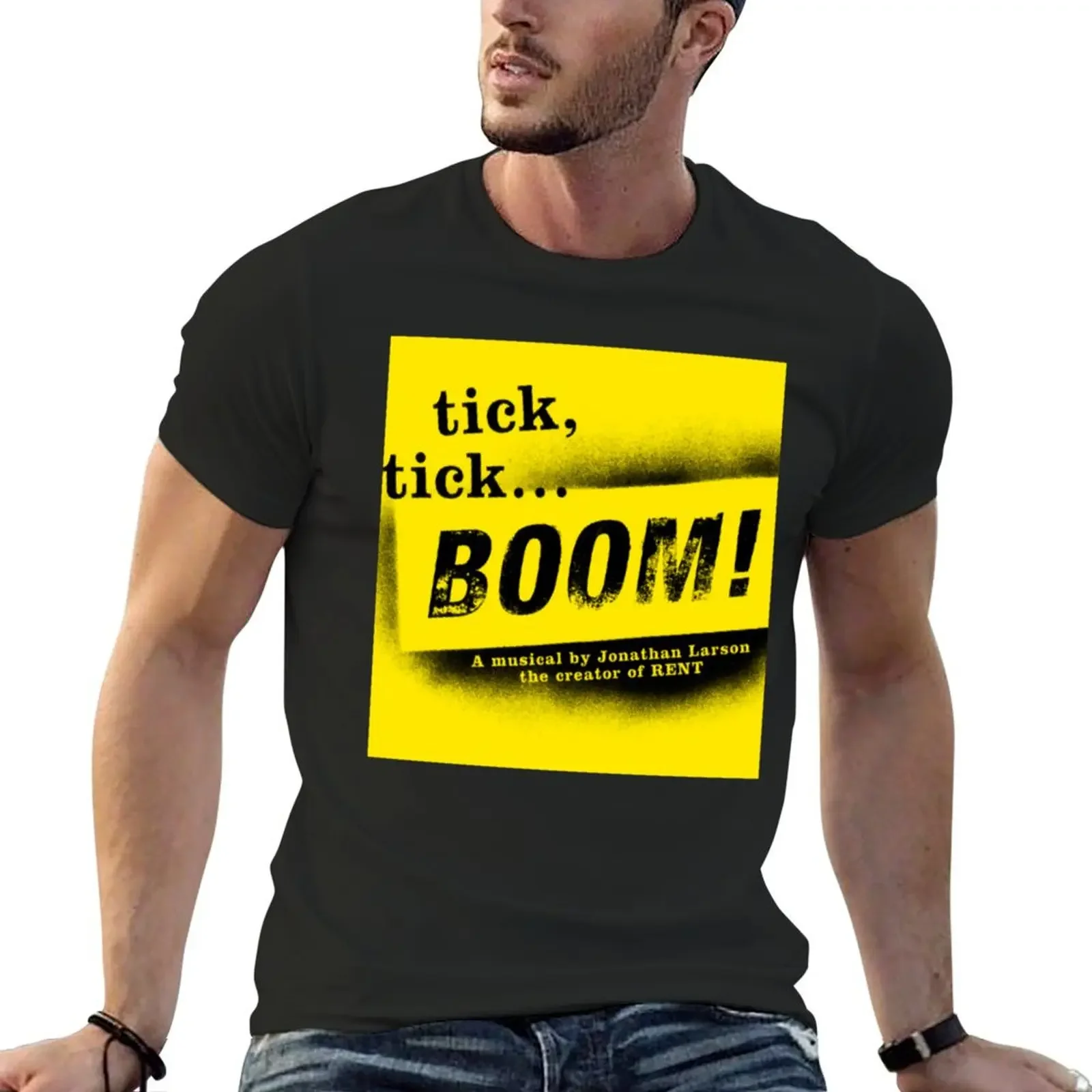 

tick tick boom T-Shirt quick drying graphics plus sizes t shirt men 100℅ cotton