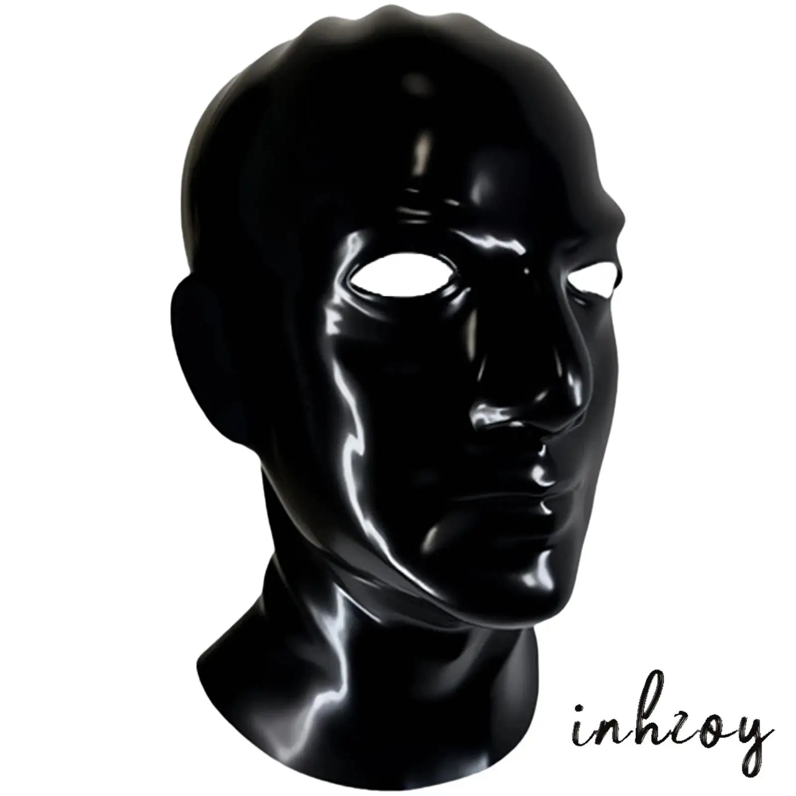 

1 шт. латексная маска-капюшон на все лицо с эффектом масляного блеска и отверстиями для глаз, для ночных клубов, вечеринок и костюмированных мероприятий