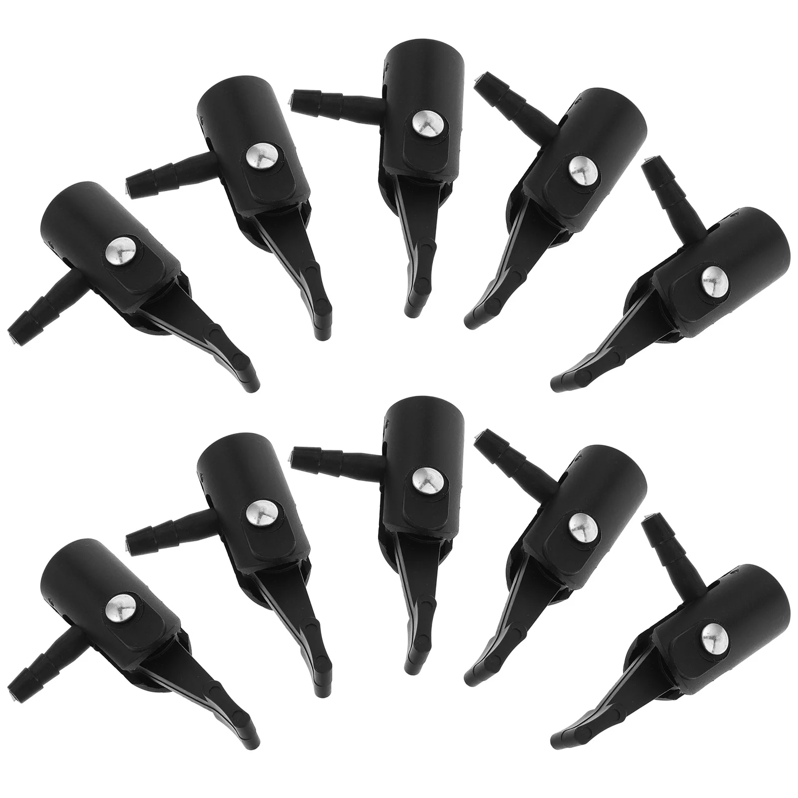

10pcs Air Compressor Nozzle Attachments Plastic Locking Tire Chuck For Bicycle Car Inflator Valve Adapter Air Pump Hose