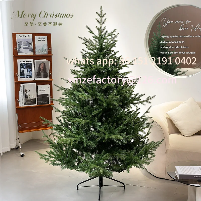 

Customizable Encrypted PE Fir Tree with Lights,New Home Large Christmas Tree Scene Layout,Large Christmas Tree Ornamen