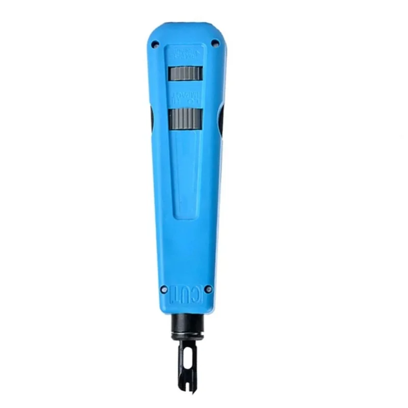 Punch Down Tool Multifunctional Network Terminal Insertion Tool High Speed Steel Impact Cable Punch