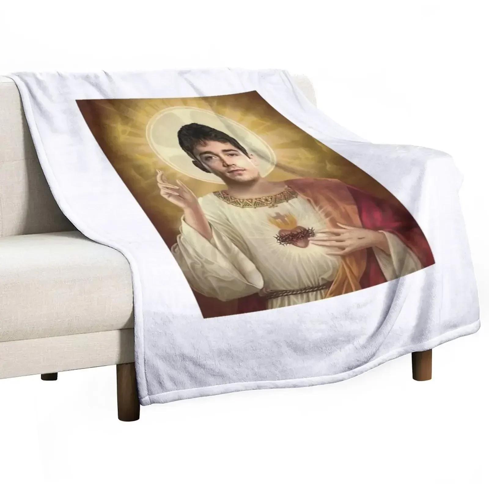 Charles Leclerc God Throw Blanket Cute Beautifuls Plush Heavy Blankets