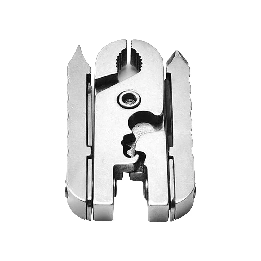 

Multi-Function Mini Plier Stainless Steel Outdoor Foldable Multi-Tool 10-in-1 Bottle Opener Wire Stripper Cutter